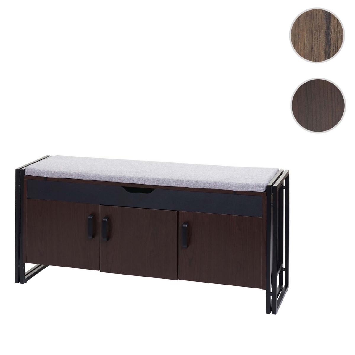 SITZBANK Dunkelbraun - Dunkelbraun, Holz (110/53/30cm) - MCW