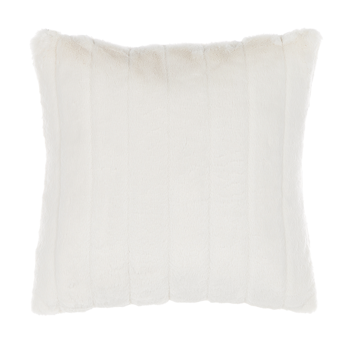 DEKOKISSEN 2er-Set Weiß 45/45 cm Pumila - Weiß, Textil (45/45cm) - Beliani
