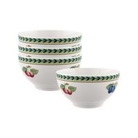 BOLS French Garden Fleurence bunt ø 14 cm 4er Set - Multicolor, Keramik (14cm) - Villeroy & Boch