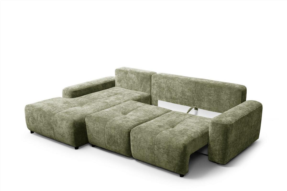 ECKSOFA Argos In Vibe - Grün, Holzwerkstoff/Textil (170/267cm) - Fun Möbel