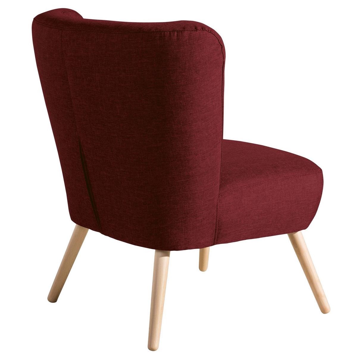 SESSEL Kassi Bezug Flachgewebe Buche natur / rot - Rot, Kunststoff (69/80/68cm) - 58aufmkessel
