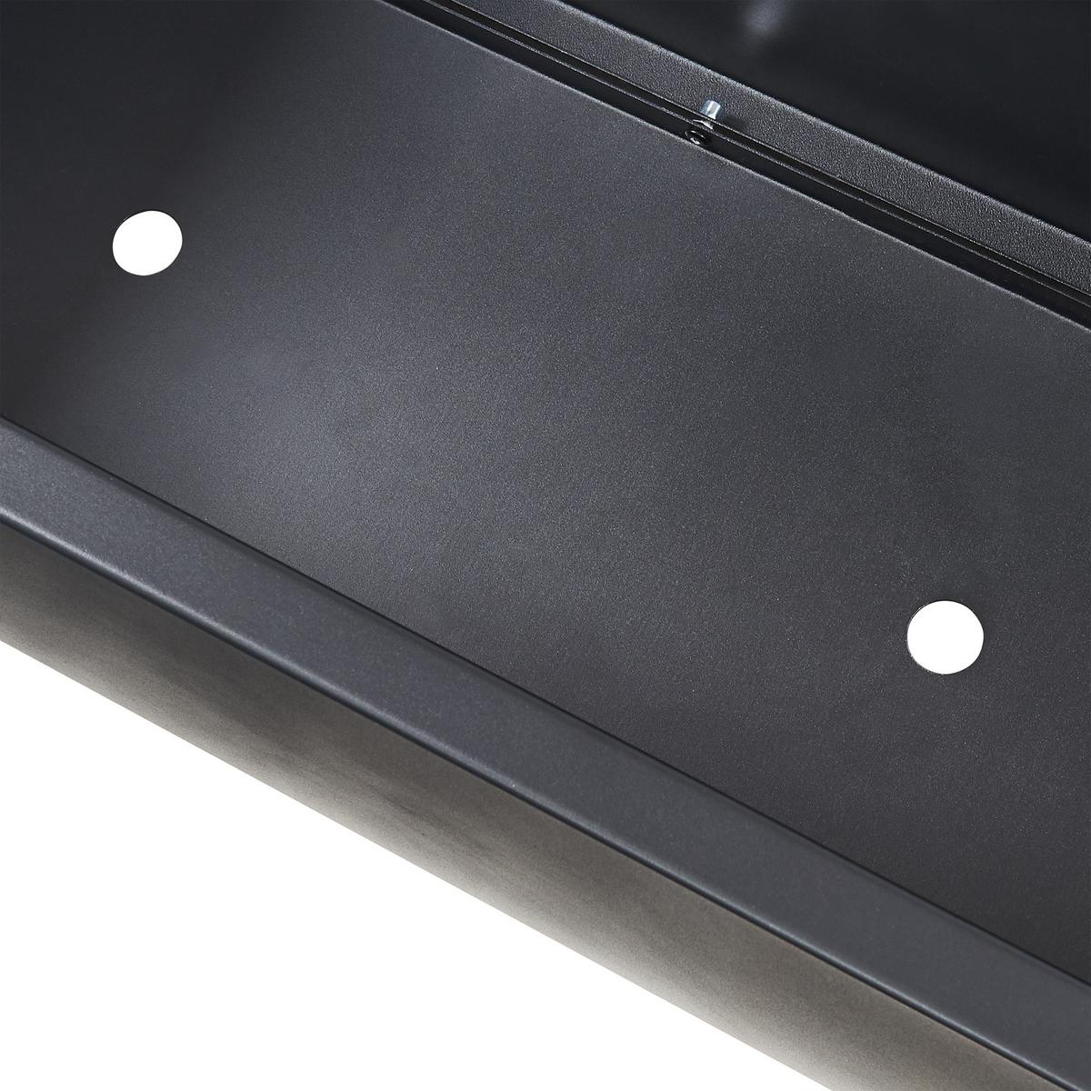 TRENNWAND Surnskoki - Schwarz, Metall (82/190cm) - casa.pro