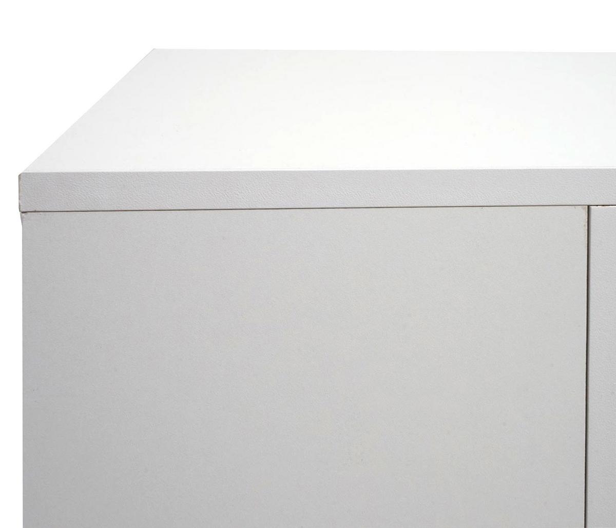 TV-RACK Weiß - Weiß, Holz (144/50/40cm) - MCW