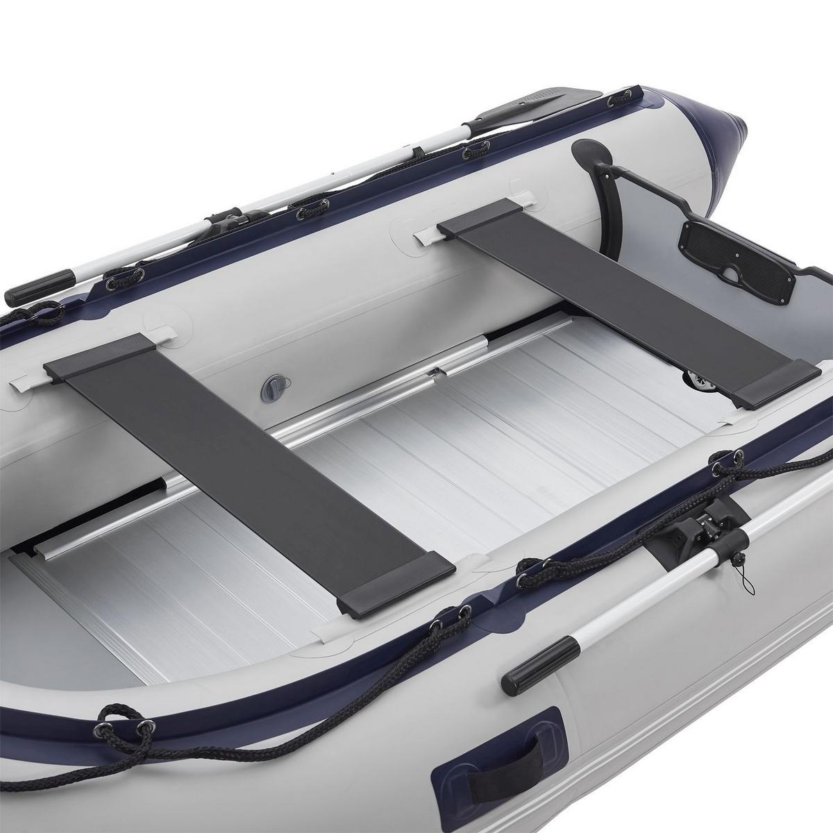 SCHLAUCHBOOT Paddelboot 3,20 m inkl. Tasche & Reparaturset - Grau, Kunststoff (320/155/70cm) - Artsport