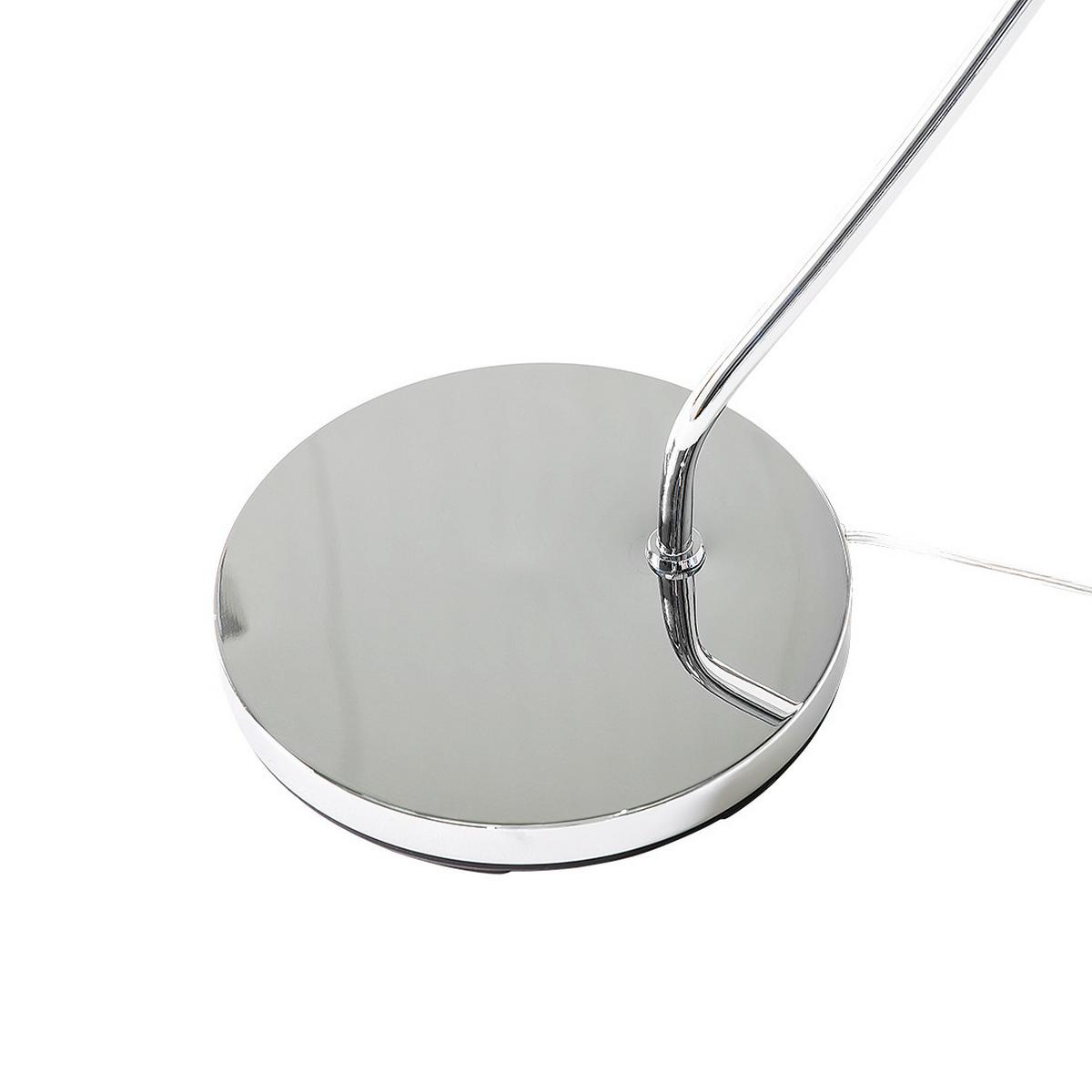 STEHLAMPE Kama 100/33/188 cm - Silberfarben, Metall (100/33/188cm) - Beliani