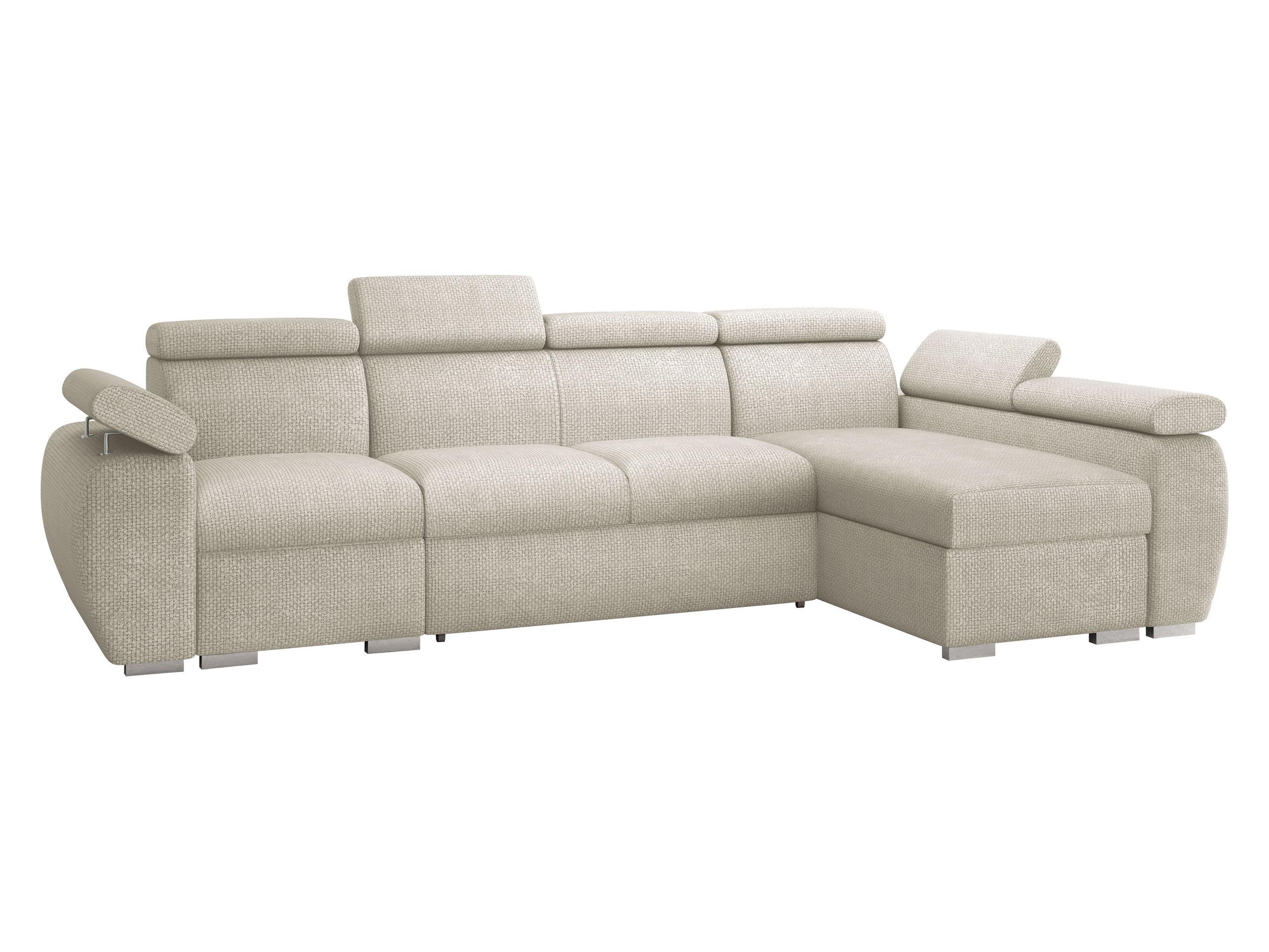 ECKSOFA Boston LCP, Seite: Rechts 1P(65)+2R+LCP - Silberfarben/Mokka, Holz/Textil (320/170cm) - MIRJAN24