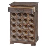 WEINREGAL Braun - Braun, Holz (48/76/31cm) - MCW