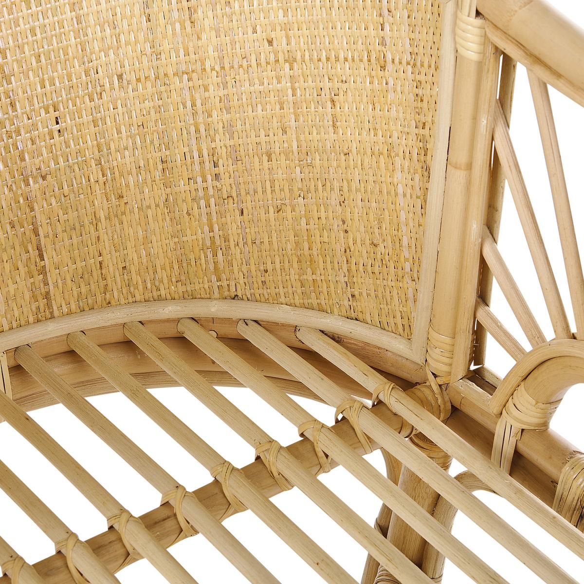 STUBENBETT Natürlich 70-50 cm Lagrasse - Naturfarben, Holz/Textil (70/50cm) - Beliani