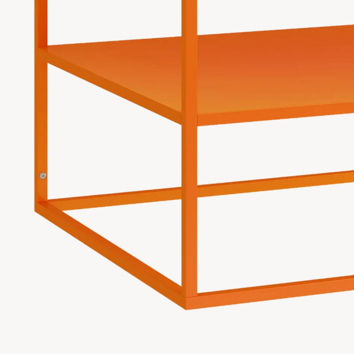 COUCHTISCH Solund 45/90/60 cm - Orange, Metall (60/90/45cm) - [en.casa]