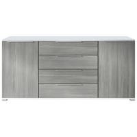 SIDEBOARD Linio Avola-Anthrazit - Anthrazit, Holzwerkstoff (166.5/75.5/35cm) - Vladon