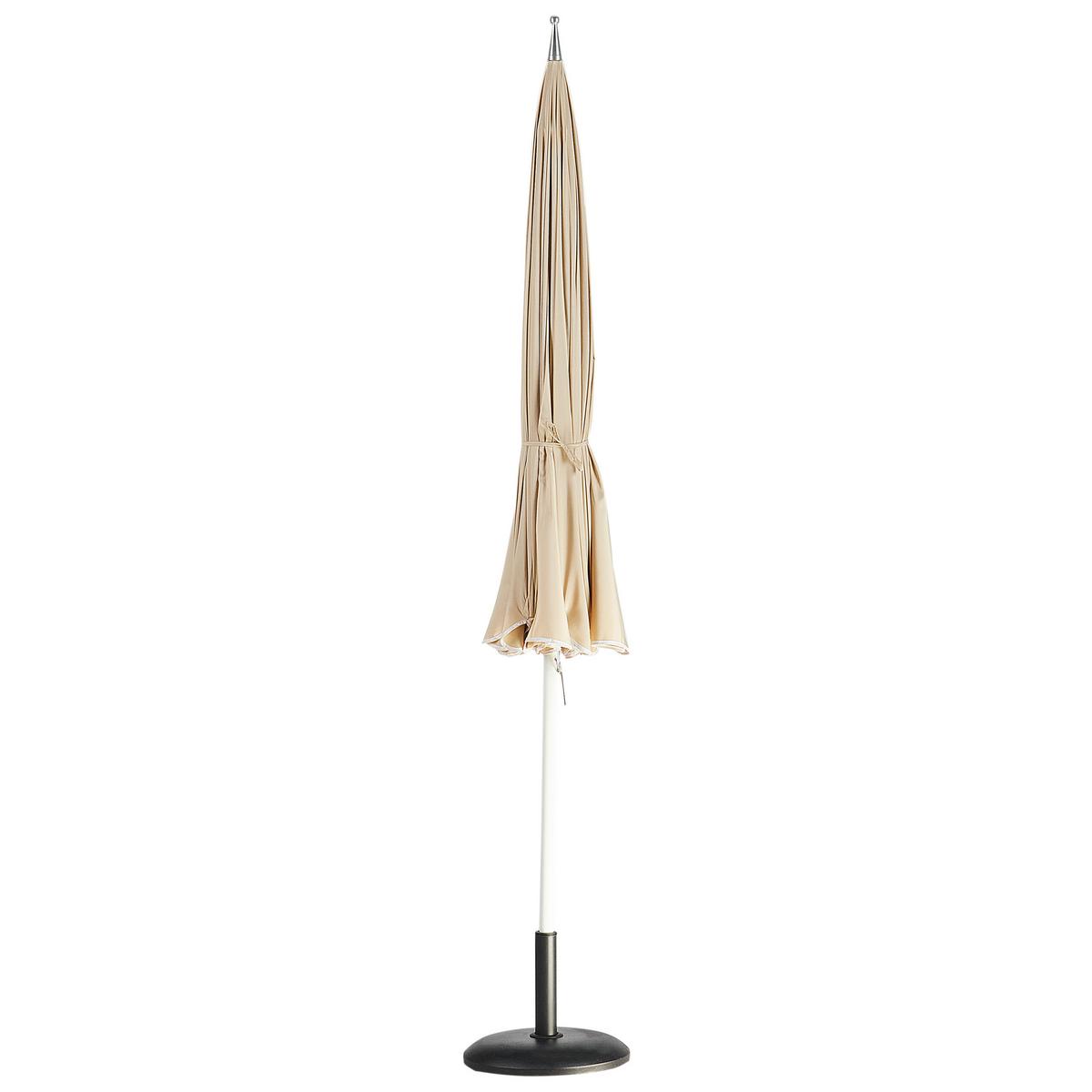 SONNENSCHIRM Beige Minoa - Beige, Textil (245/245cm) - Beliani