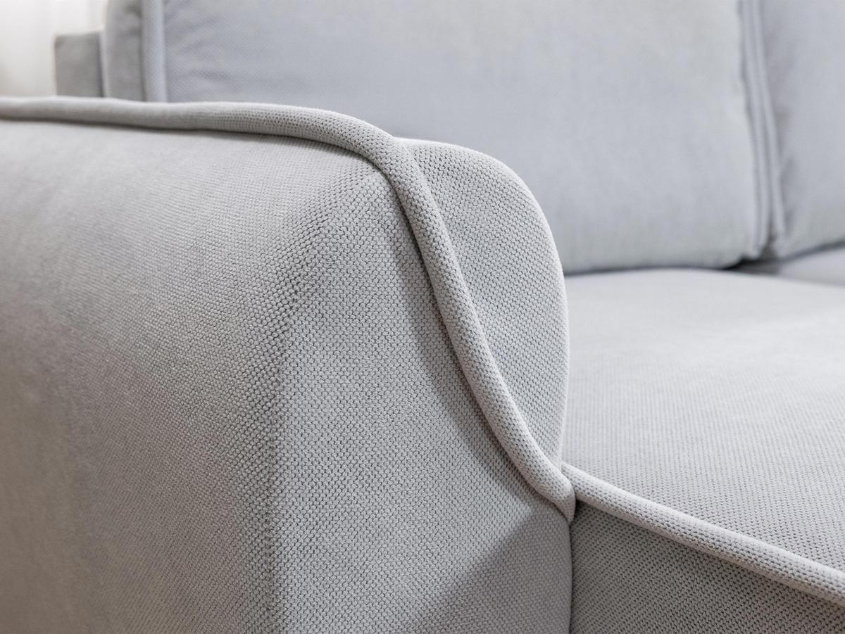 ECKSOFA Loom - Beige/Schwarz, Holz/Kunststoff (261/175cm) - MIRJAN24