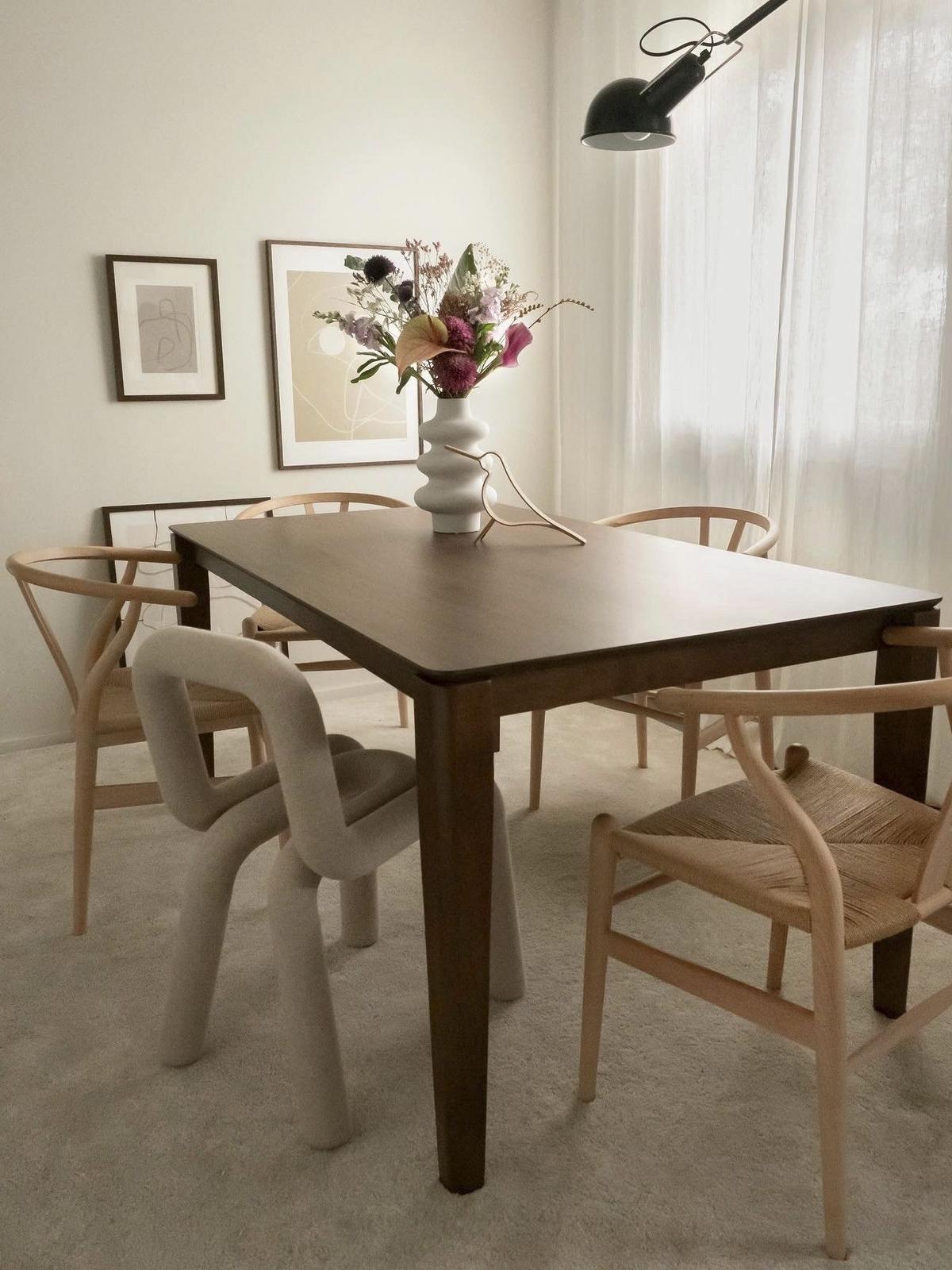 ESSTISCH 160/90/75 cm Dunkelbraun Rechteckig Lottie - Dunkelbraun, Holzwerkstoff (160/90/75cm) - Beliani
