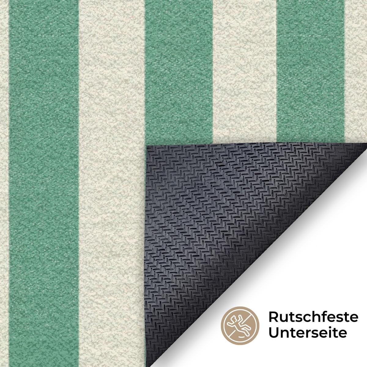 FUSSMATTE Krebs - Streifen - Realistisch - Sommerlich Schmutzmatte 180x120 cm - Multicolor, Kunststoff (180/0.4cm) - MuchoWow