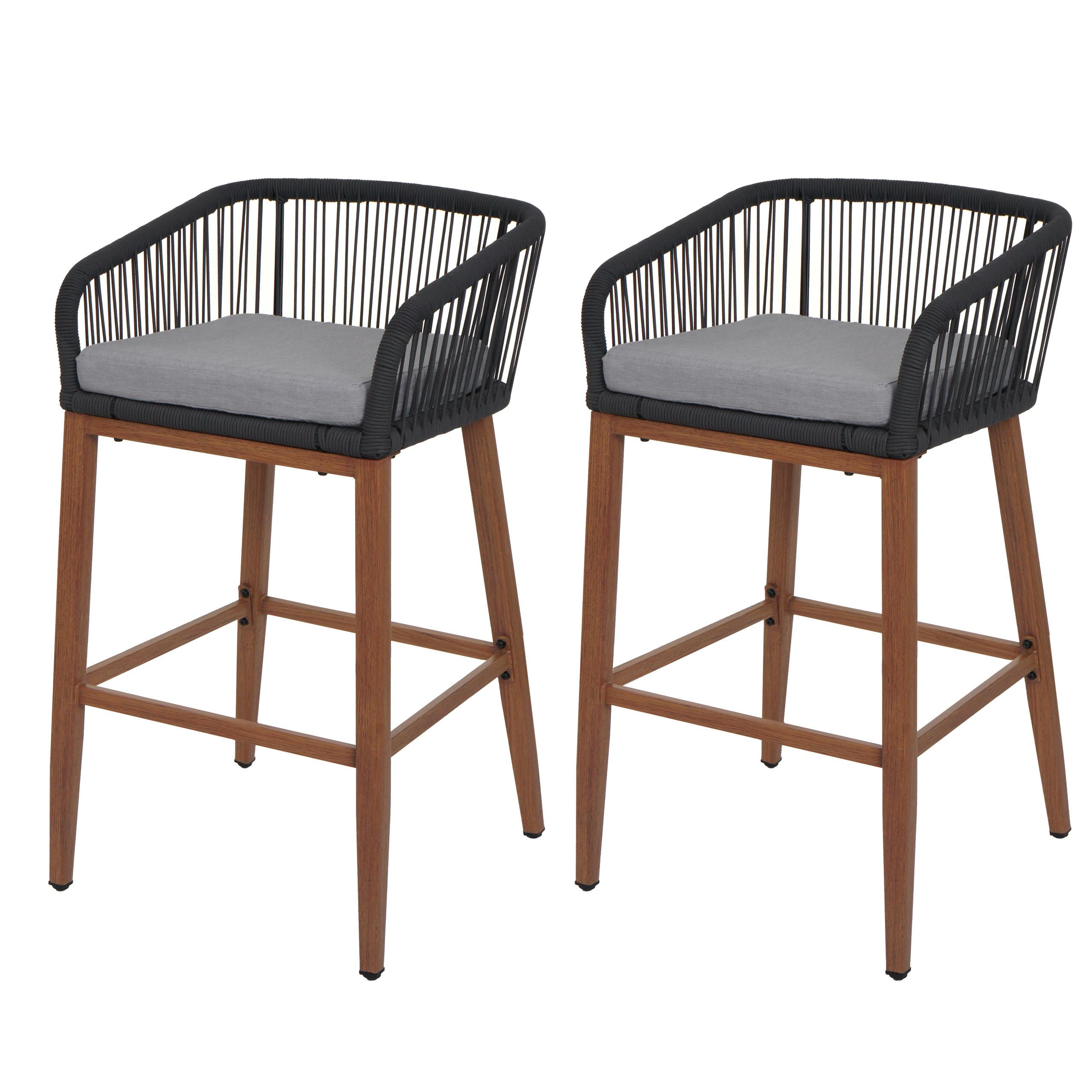 BARHOCKER Anthrazit, Hellgrau - Anthrazit/Hellgrau, Metall (51/92/53cm) - MCW