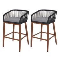 BARHOCKER Anthrazit, Hellgrau - Anthrazit/Hellgrau, Metall (51/92/53cm) - MCW