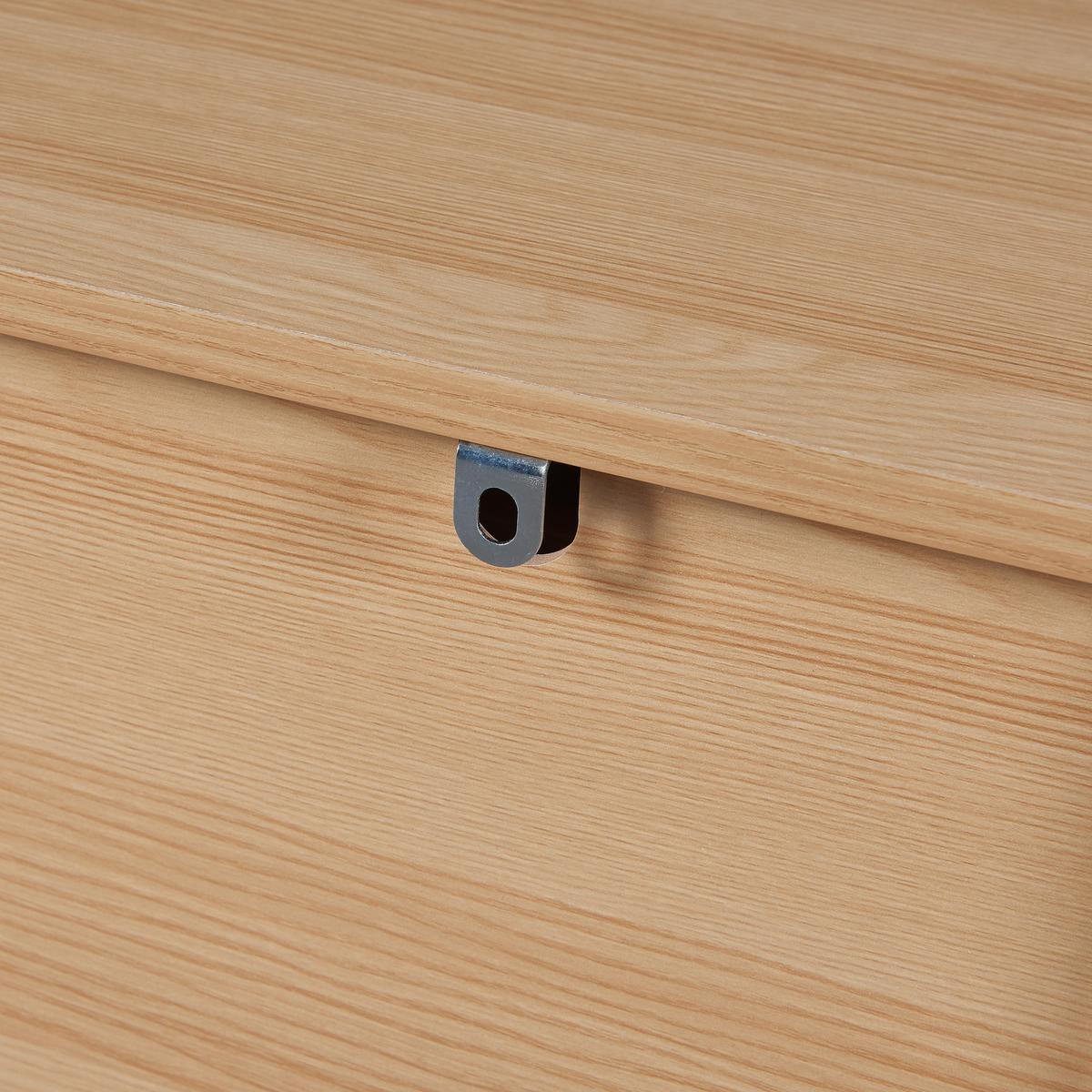 KOMMODE Varkaus - Eichefarben/Weiß, Holzwerkstoff (70/90/40cm) - [en.casa]