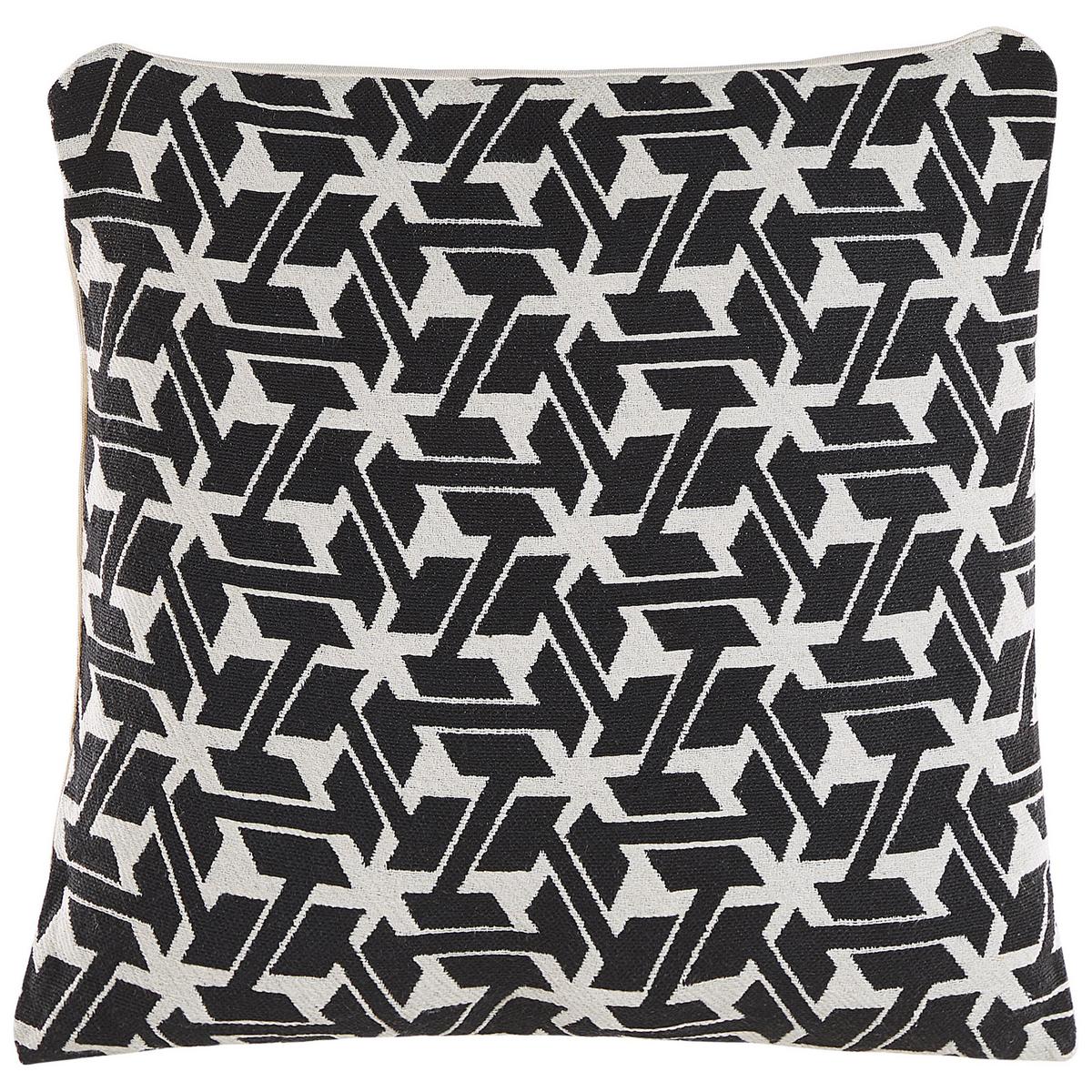 DEKOKISSEN 2er-Set Creme 45/45 cm Andirin - Creme, Naturmaterialien/Textil (45/45cm) - Beliani