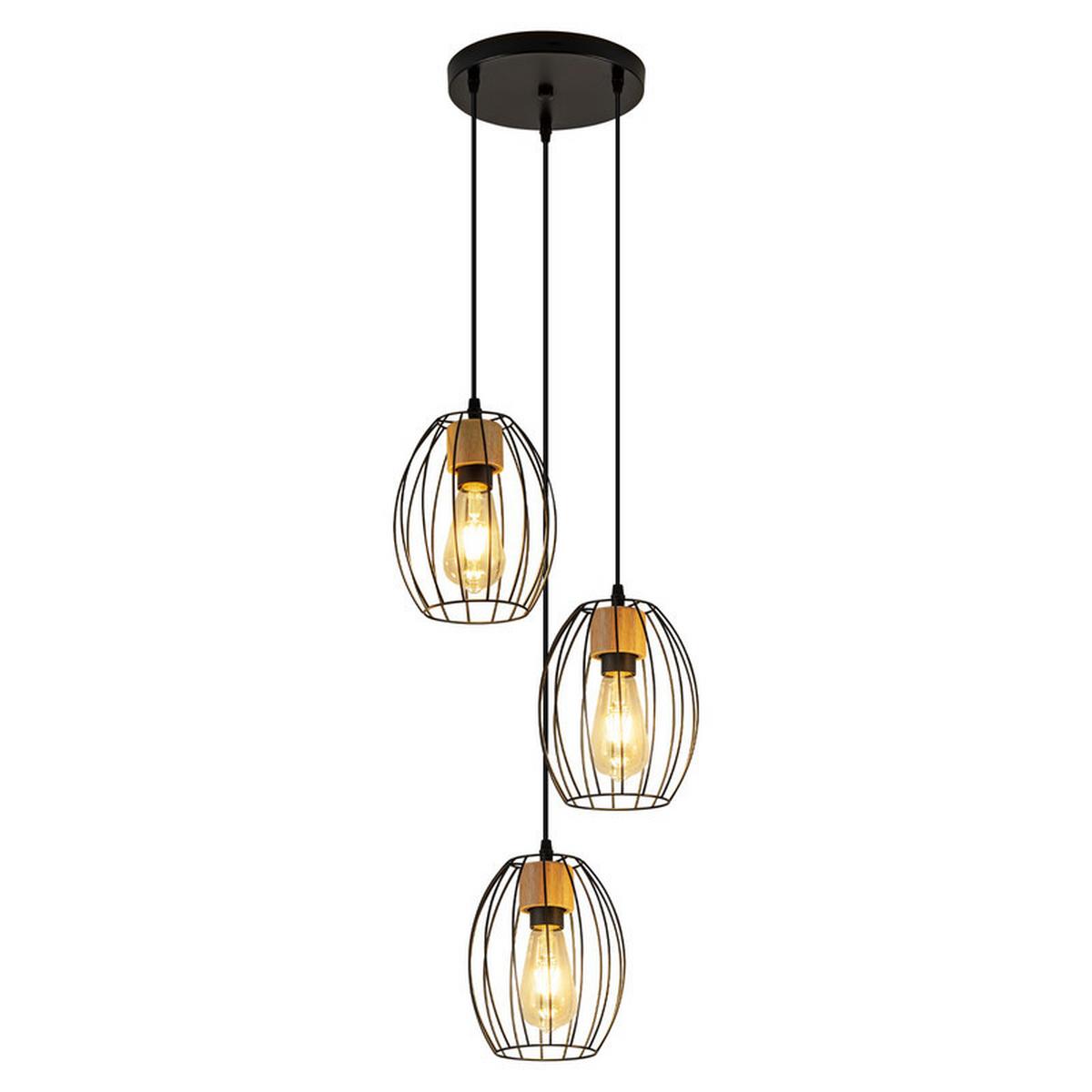 PENDELLEUCHTE BELL Ⅲ 24/17/147 cm - Schwarz, Metall (24/17/147cm) - Nettlife