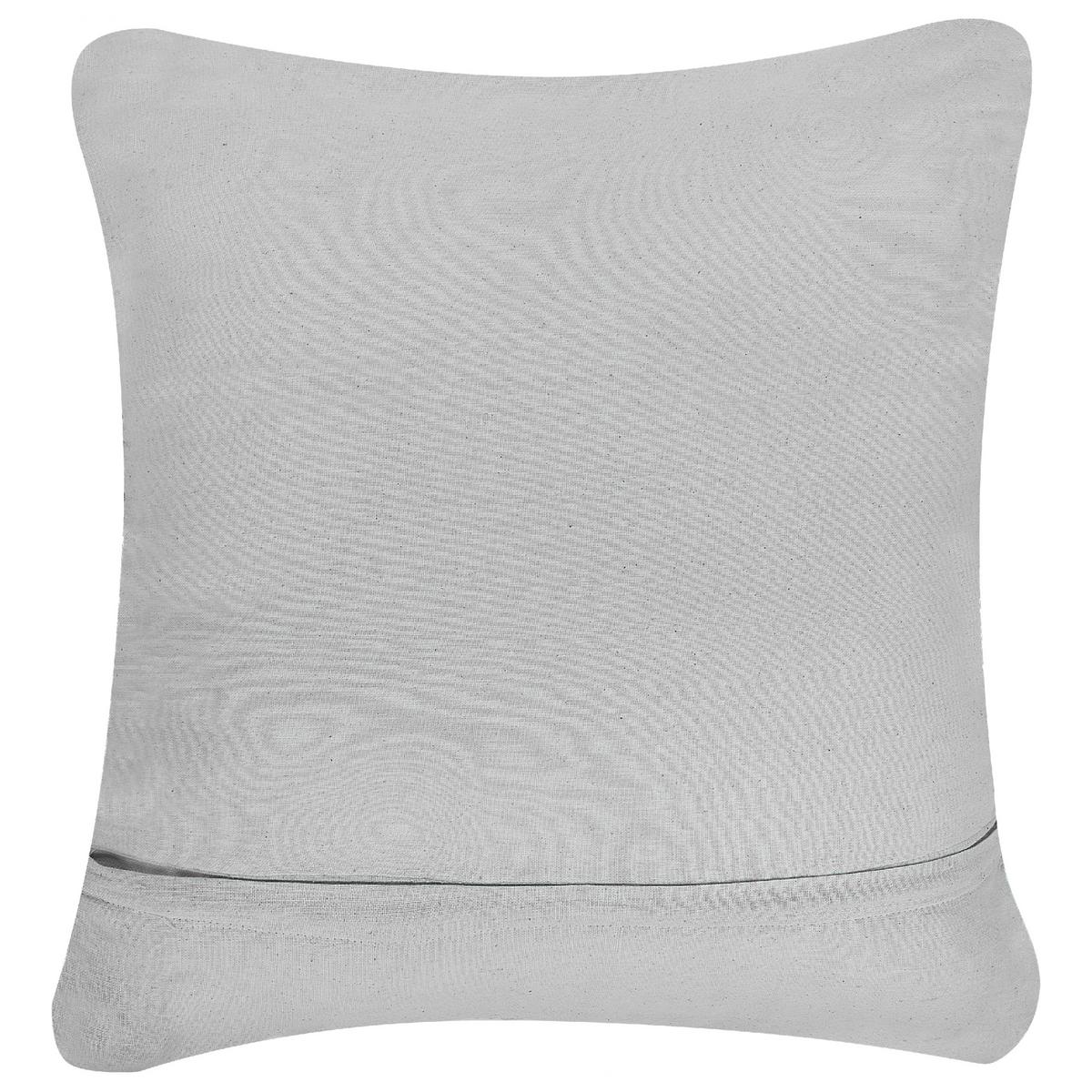 DEKOKISSEN 2er-Set Grau 40/45 cm Kizkalesi - Grau, Naturmaterialien (45/40cm) - Beliani