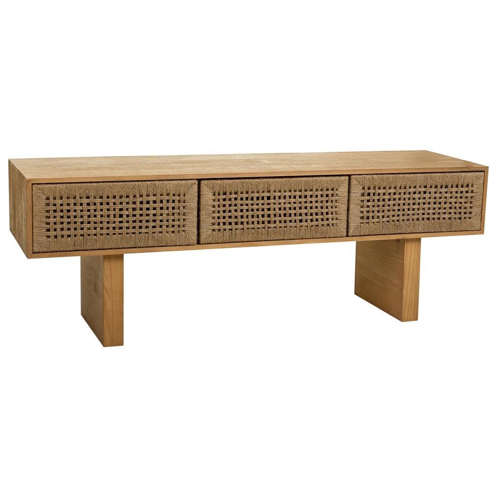 TV-LOWBOARD aus Holz, braun, 130x36x45cm - Braun, Holz (130/45/36cm) - Wanderlust