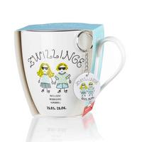 JUMBOTASSE ZWILLINGE Astro bunt 650 ml - Multicolor, Keramik (0.65L) - Ritzenhoff Breker