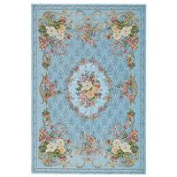 FLACHWEBTEPPICH Flomi Florence 80x150 cm - Türkis, Textil (80/150cm) - THEKO