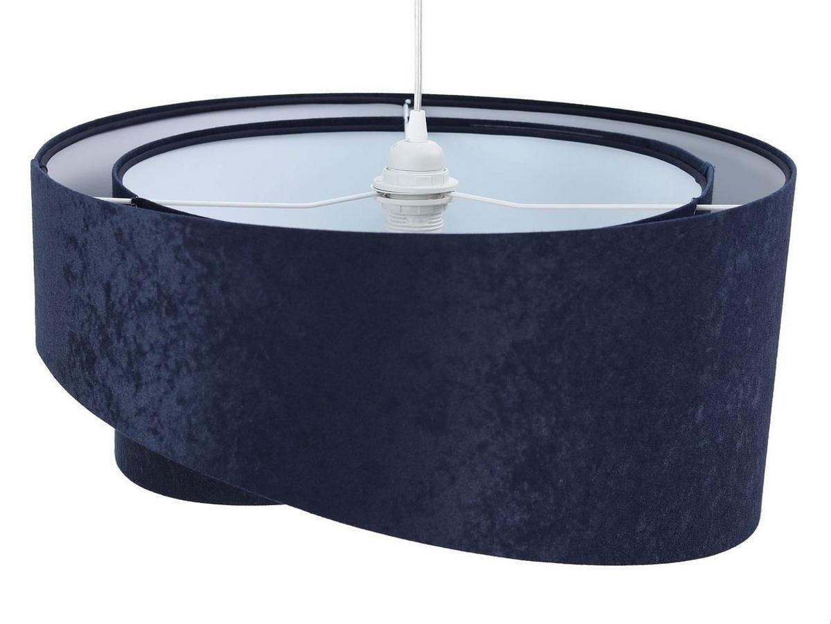HÄNGELEUCHTE Blau 50/23 cm - Weiß, Kunststoff (50/1.3/23cm) - ONZENO
