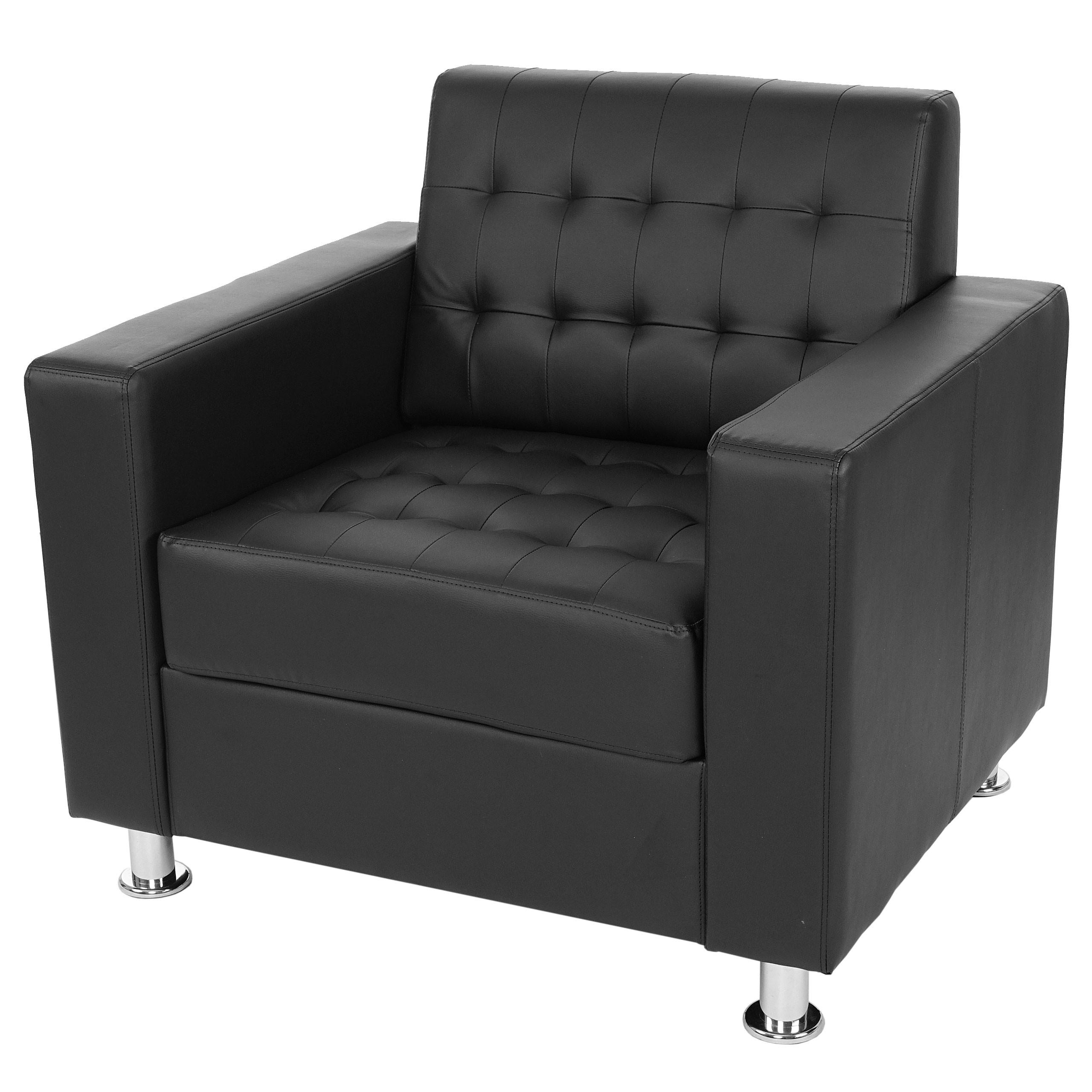 SESSEL Schwarz - Schwarz, Textil (89/82/75cm) - MCW
