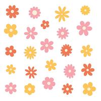 WANDAUFKLEBER 80x112cm - Dekorative Blumen - Multicolor, Kunststoff (80/112/0.1cm) - Wallfluent
