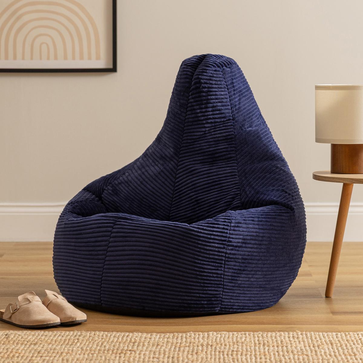 SITZSACK Dalton - Dunkelblau, Textil (82/76/82cm) - icon