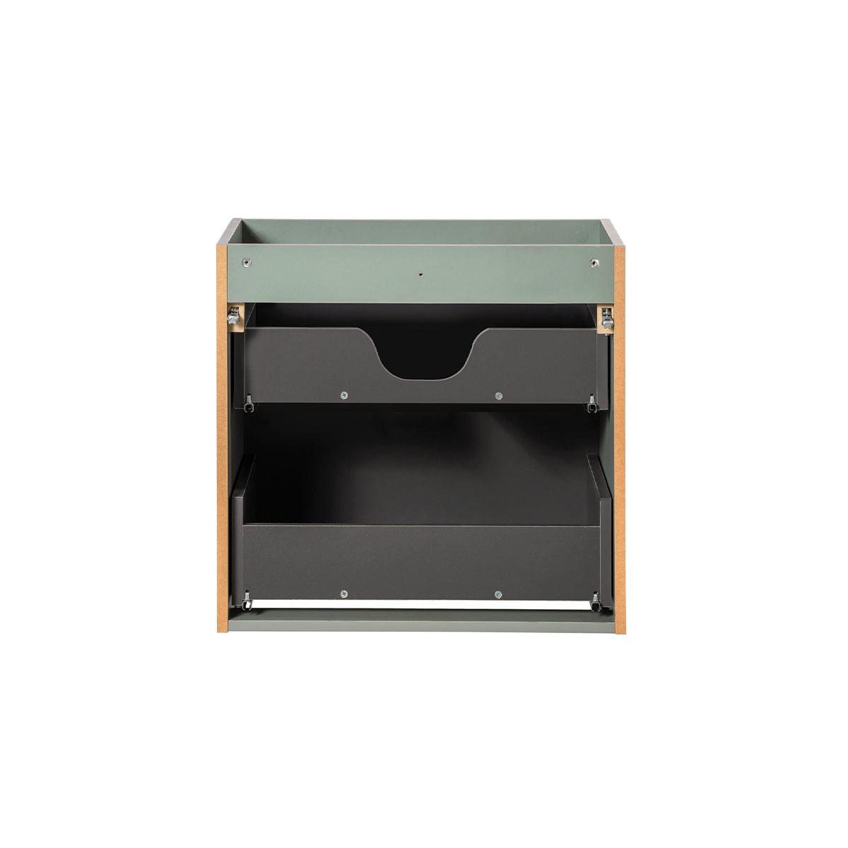 WASCHTISCHUNTERSCHRANK 60cm Jade Grün - Grün, Holzwerkstoff (60/57/40cm) - Petits-meubles