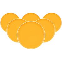 SPEISETELLER Sento Home Pure Colors Mango Orange ø 27,6 cm 6er Set - Orange, Keramik (27.6cm) - Seltmann Weiden