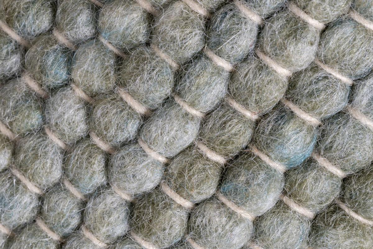 WEBTEPPICH Hörnum 140x200 cm - Grün, Textil (140/200cm) - Sansibar SYLT