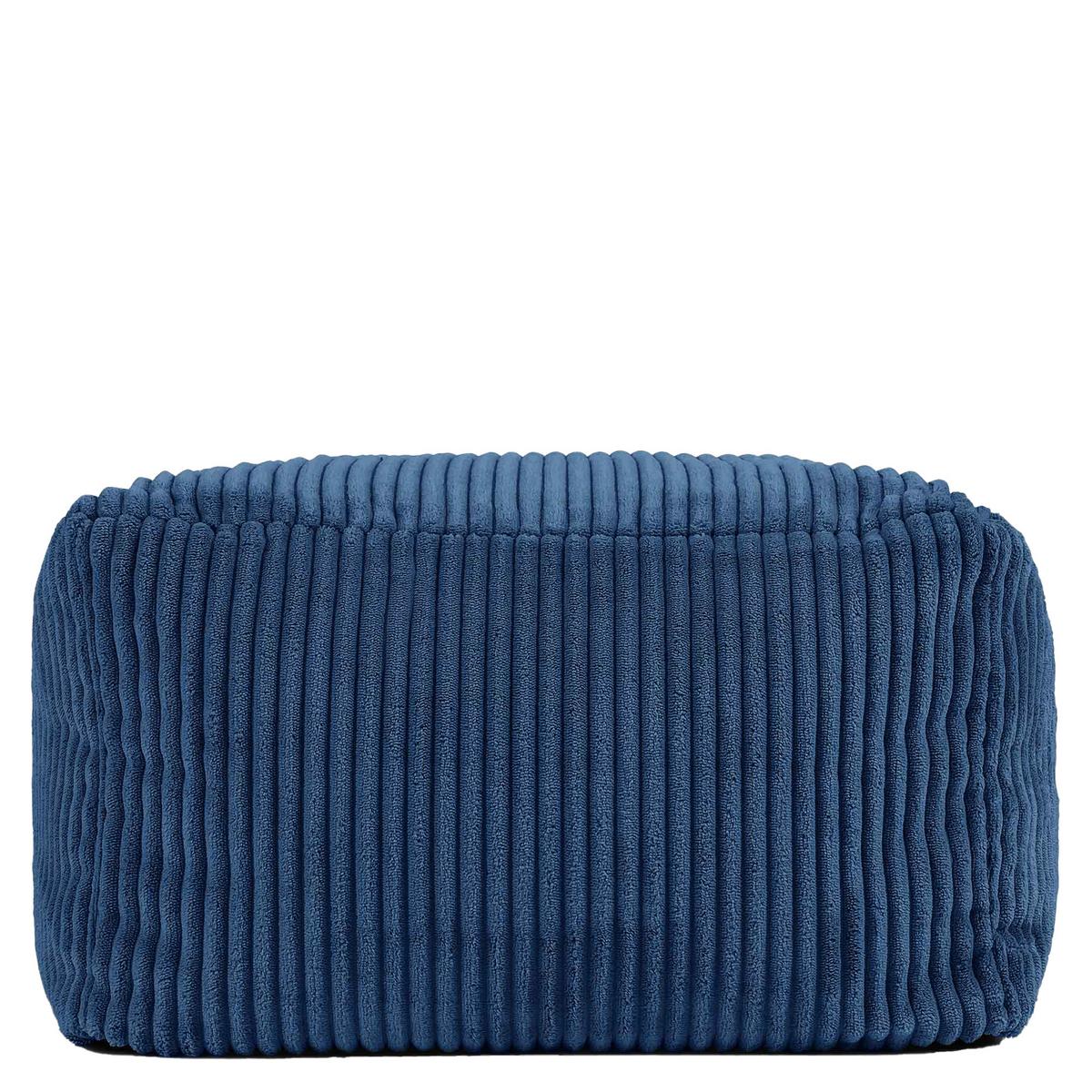 SITZPOUF Amara - Blau, Textil (42/24/42cm) - icon