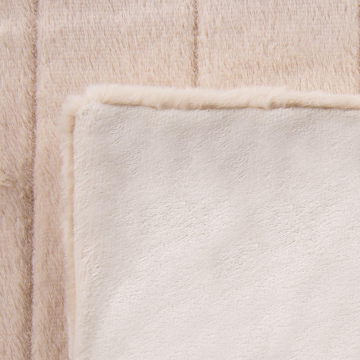 DECKE Pastellrosa Smahra 150/200 cm - Pink, Textil (150/200cm) - Beliani