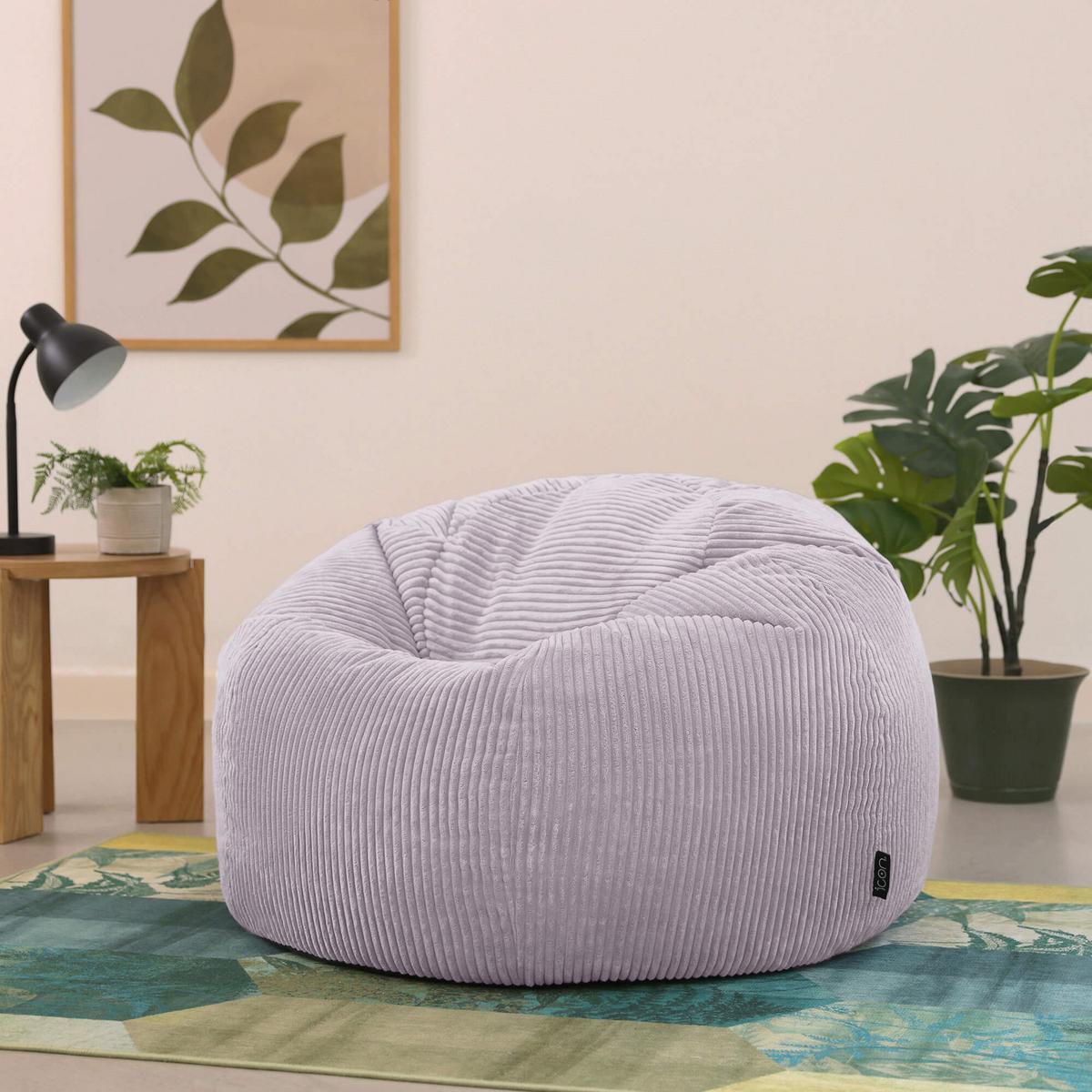 SITZSACK Klassisch Kingston, Cord - Lila/Flieder, Textil (85/50/85cm) - icon