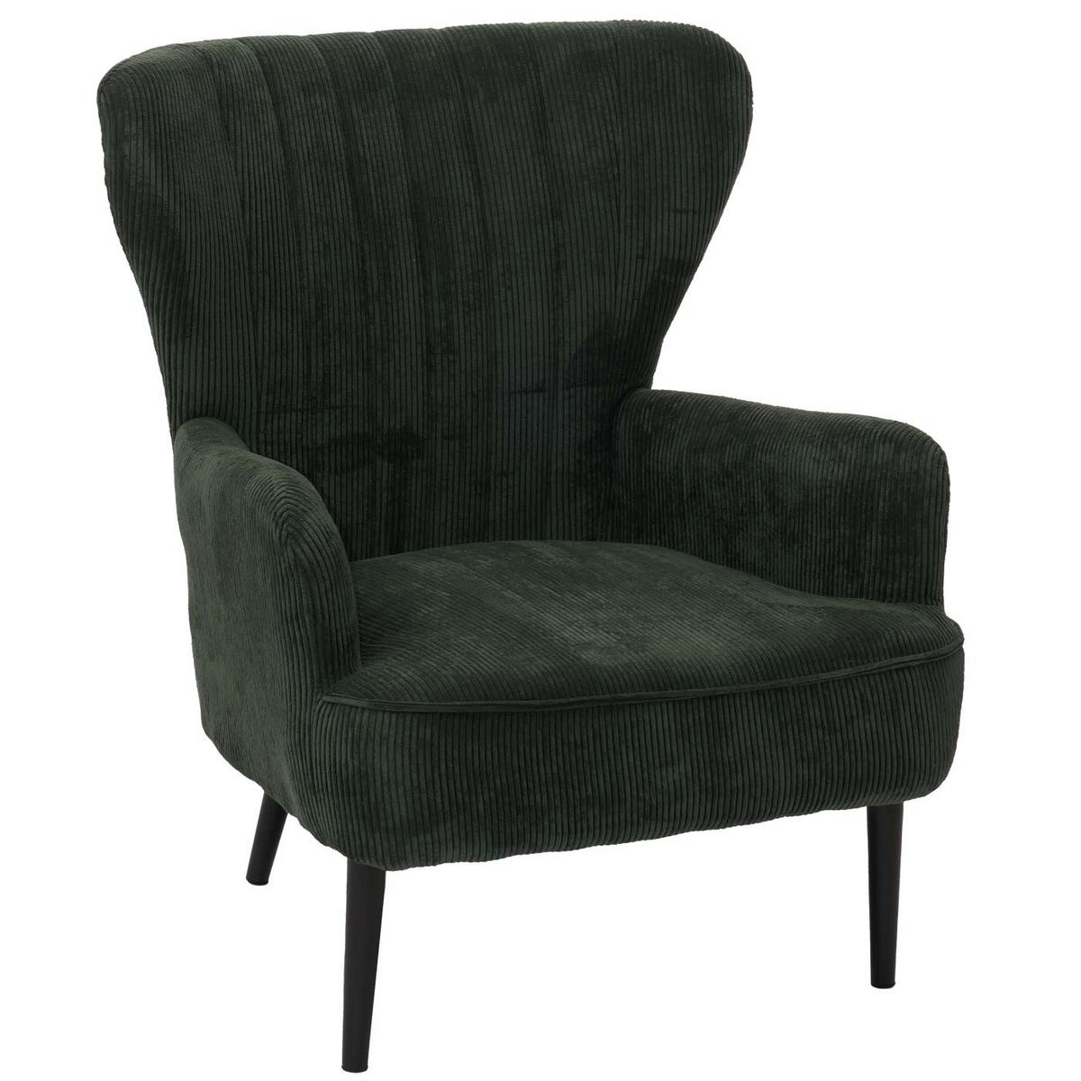 LOUNGE-SESSEL Dunkelgrün - Dunkelgrün, Textil (75/80/78cm) - MCW