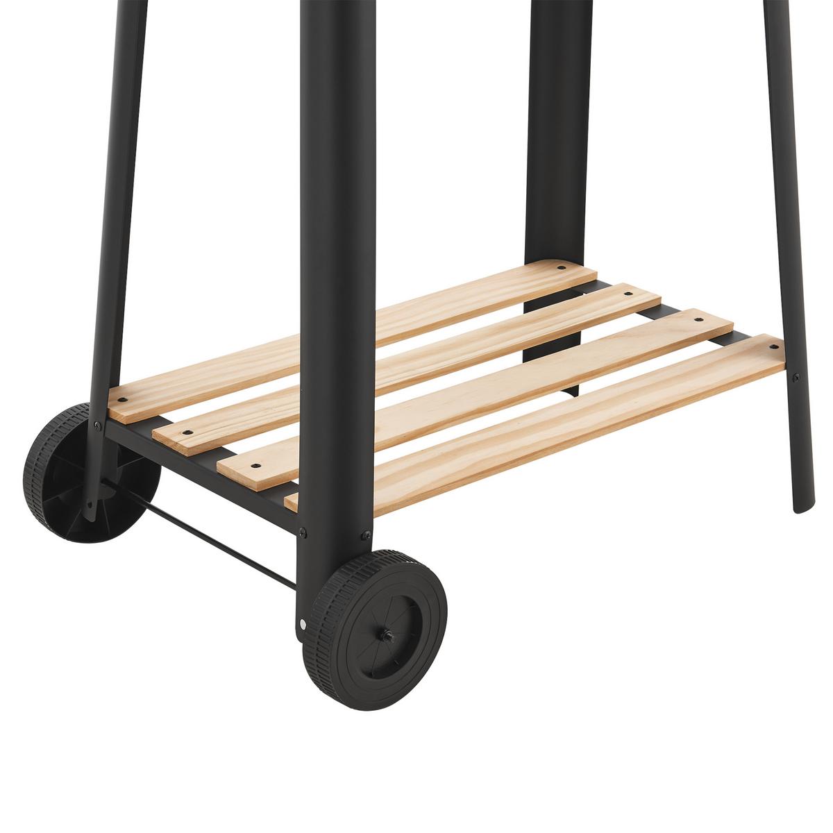 GRILLWAGEN Ari - Schwarz, Metall (86/78/30cm) - casa.pro