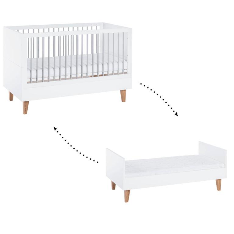BABYZIMMER 3-teilig Concept schwarz - Schwarz, Holzwerkstoff (144.5/97/75cm) - Petits-meubles