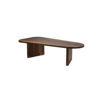 COUCHTISCH CAZORLA, Dunkles Massivholz, 120 x 60 x 32 cm - Braun, Holz (60/120/32cm) - KADIMA DESIGN