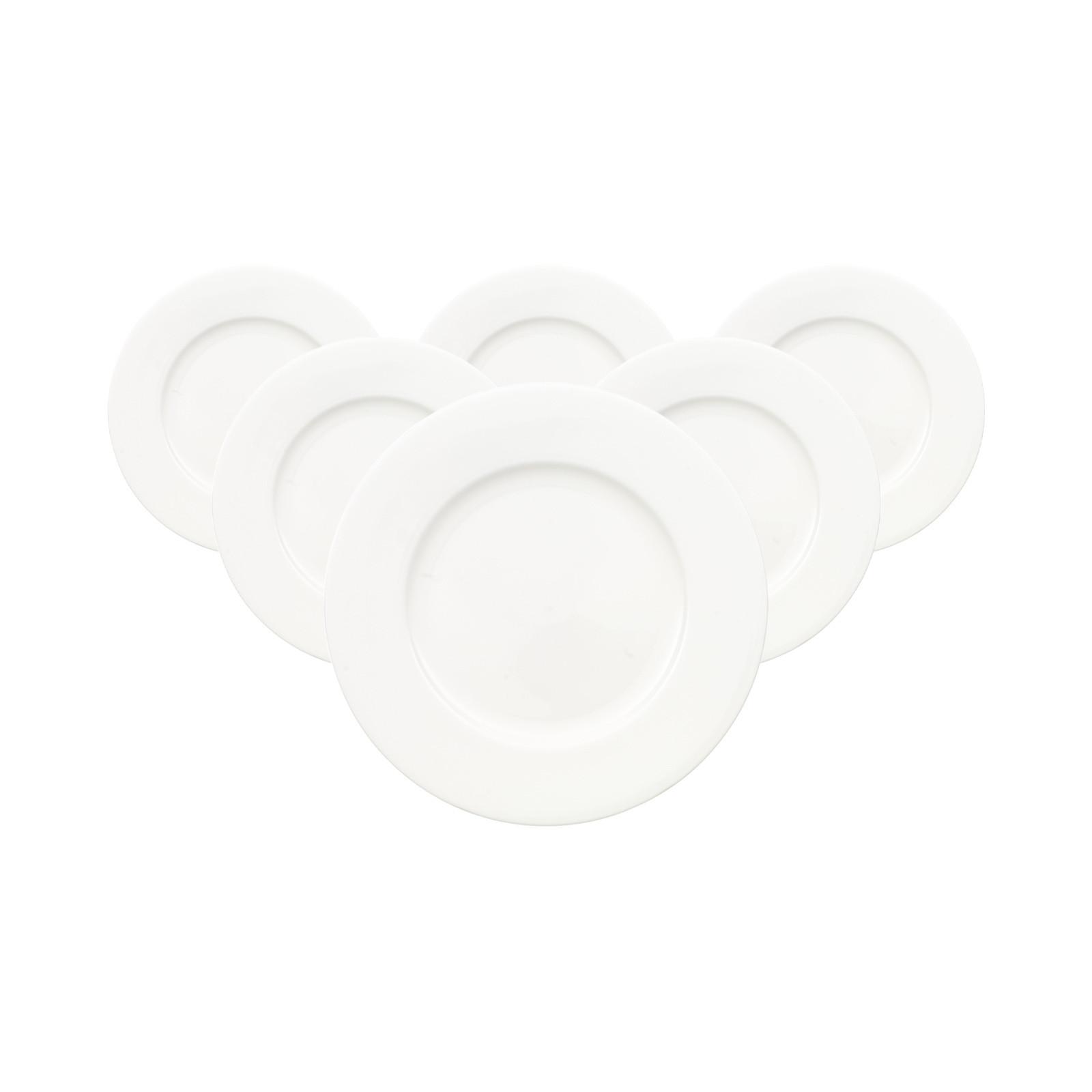 BROTTELLER Anmut weiß ø 16,4 cm 6er Set - Weiß, Keramik (16.4cm) - Villeroy & Boch