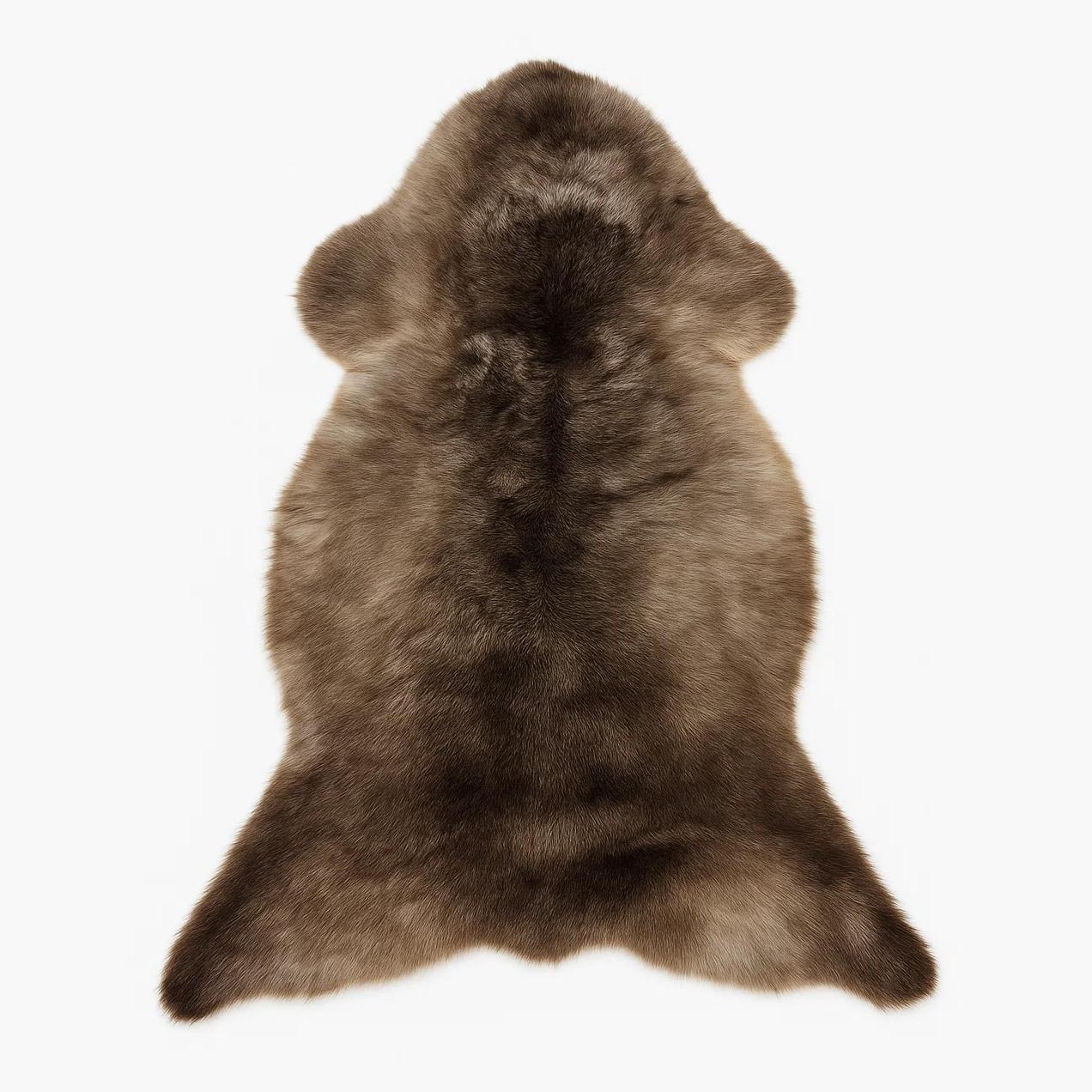 SCHAFFELL Natur Taupe ca. 110 cm - Taupe, Fell (60/110cm) - Provellus