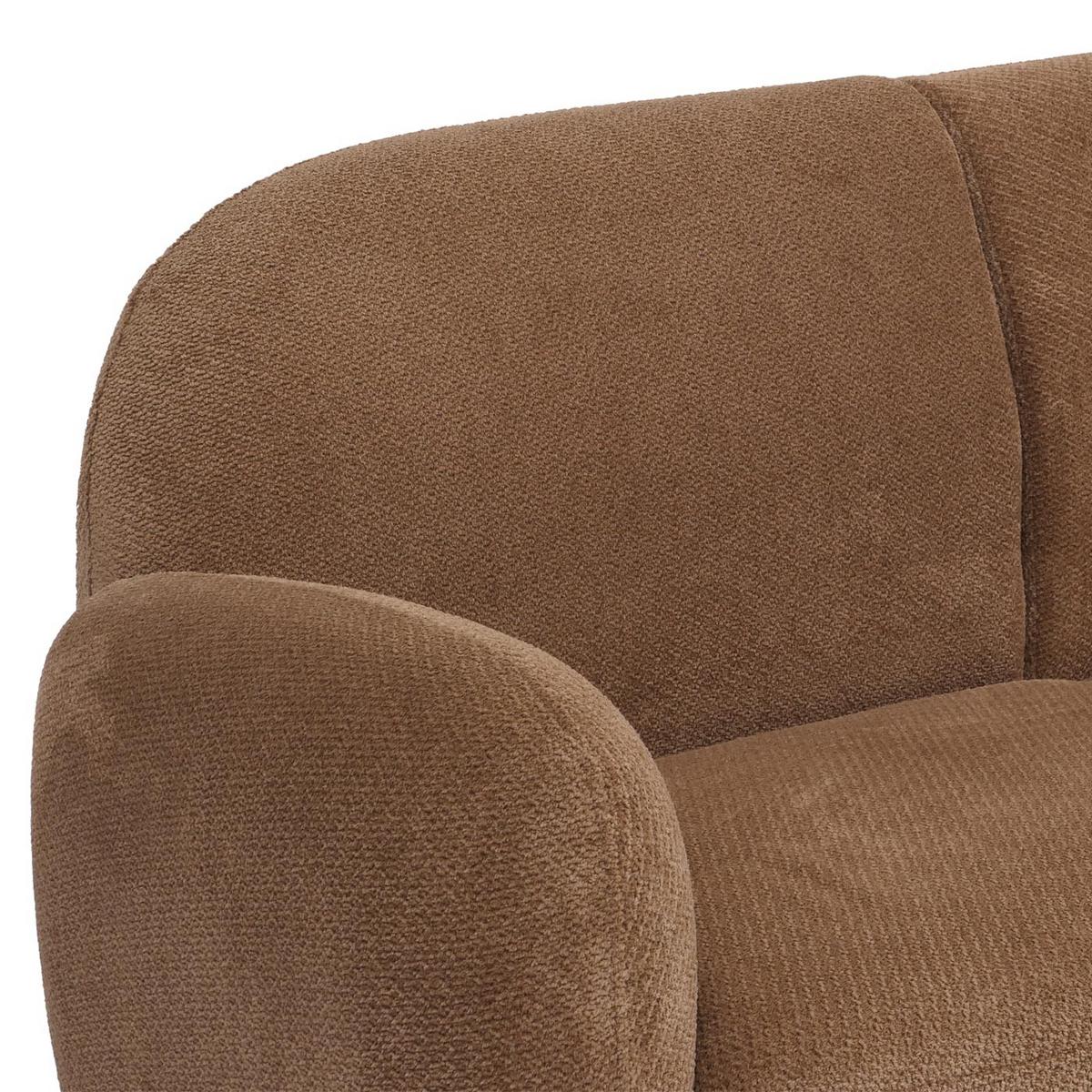 2ER-SOFA Cremeweiß - Creme, Textil (148/77/79cm) - MCW
