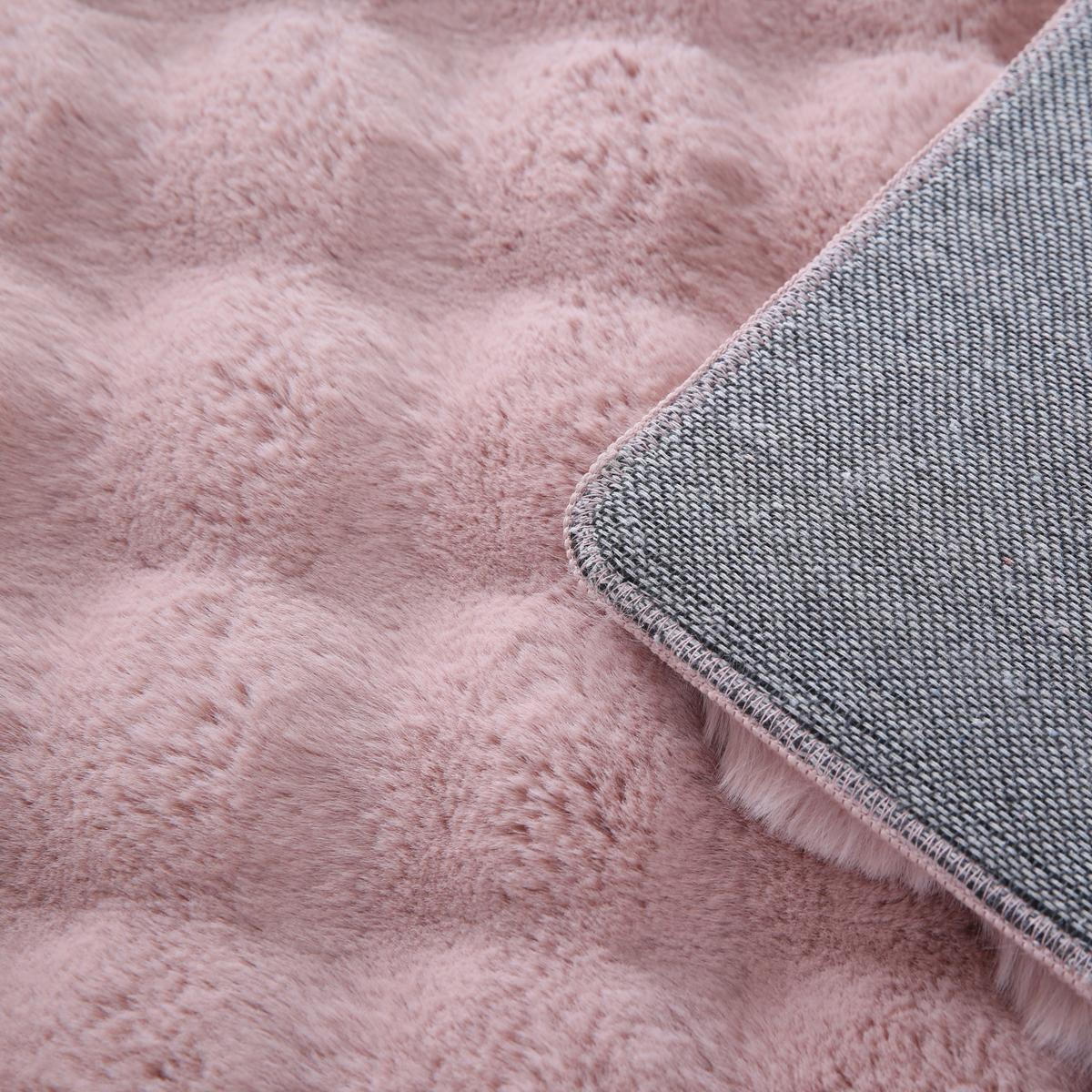 HOCHFLORTEPPICH Waschbar NAUDERS, einfarbig, Rosa, 80 x 250 cm - Rosa, Textil (250/80cm) - KADIMA DESIGN