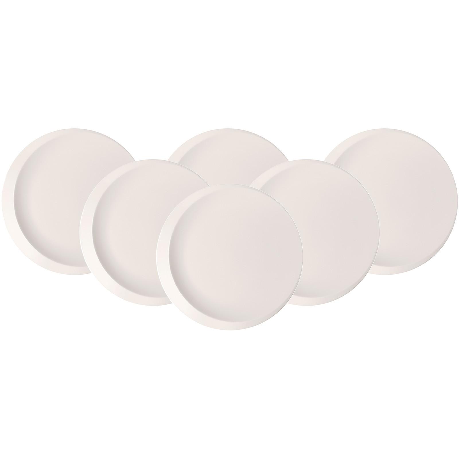 SCHALE TIEF NewMoon weiß ø 29 cm 6er Set - Weiß, Keramik (29cm) - Villeroy & Boch