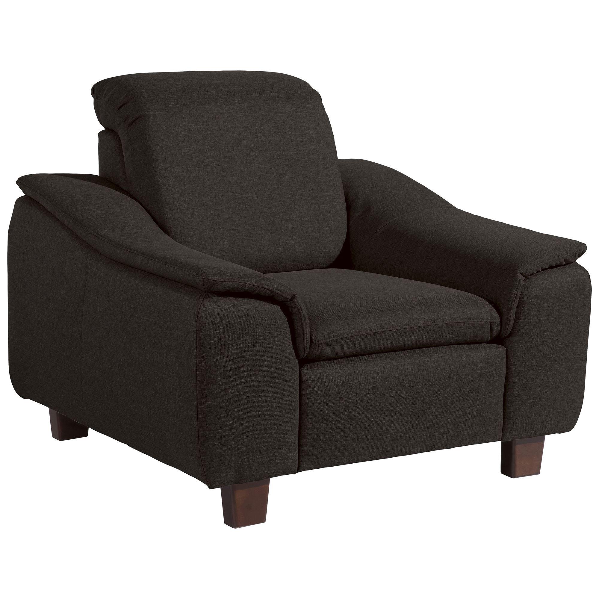 POLSTERSESSEL Kaylil Flachgewebe schoko - Mokka, Kunststoff (87/82/100cm) - 58aufmkessel