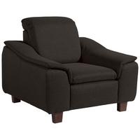 POLSTERSESSEL Kaylil Flachgewebe schoko - Mokka, Kunststoff (87/82/100cm) - 58aufmkessel