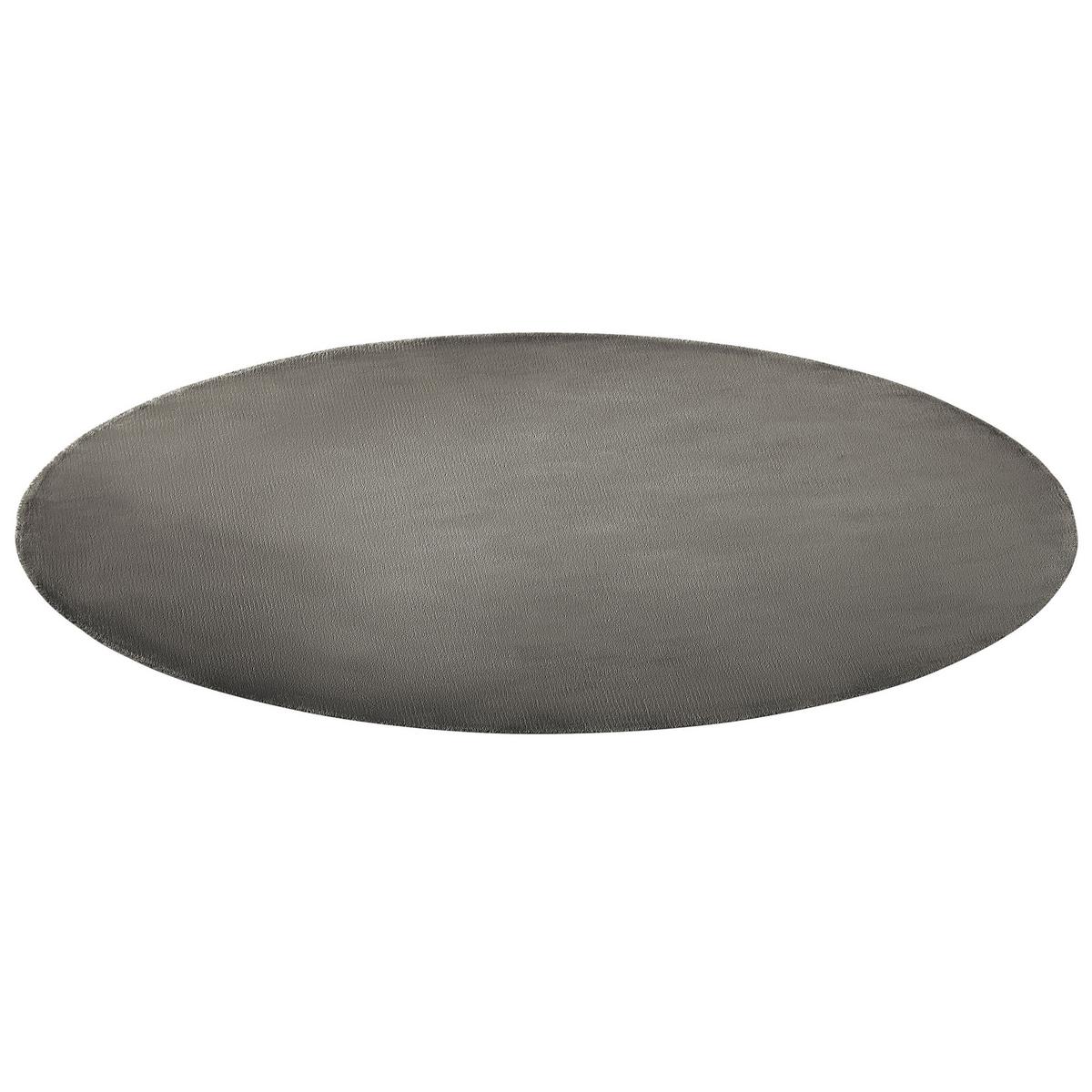 KURZFLOR-TEPPICH Gesi II 140/140 cm - Grau, Naturmaterialen (140/140cm) - Beliani