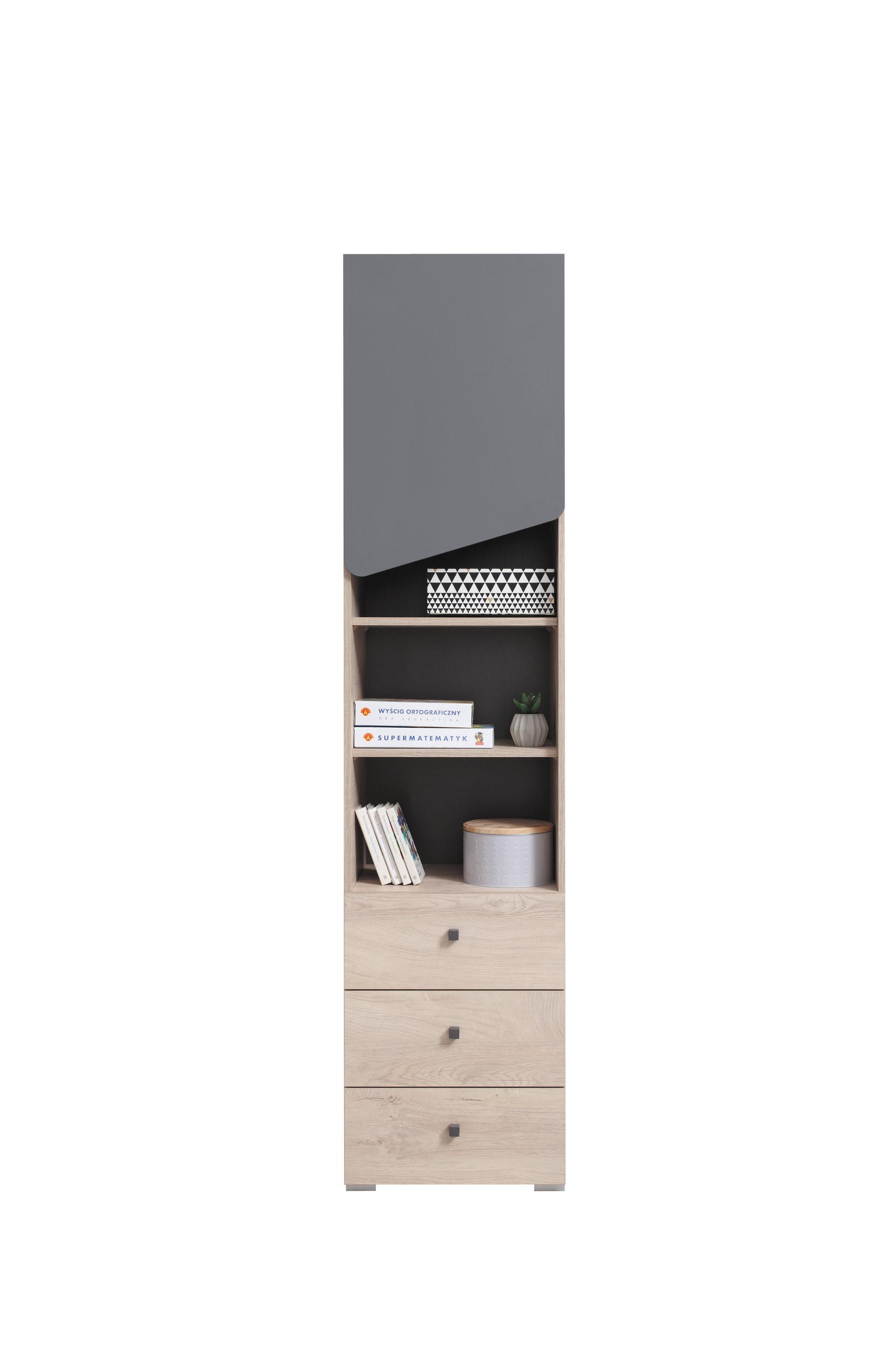 BÜCHERREGAL RAVENNA 45x40x190 cm, Regal Eichefarben - Eichefarben, Holzwerkstoff (45/190/40cm) - MASSENO
